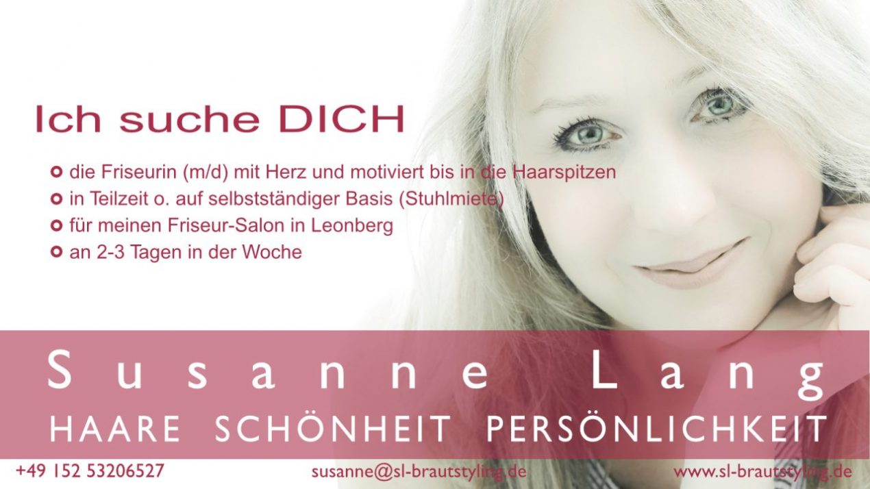 Stellenanzeige Hair Lounge Susanne Lang